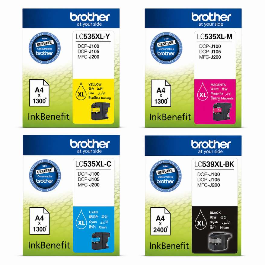 Tinta Brother LC535XL / LC539XL