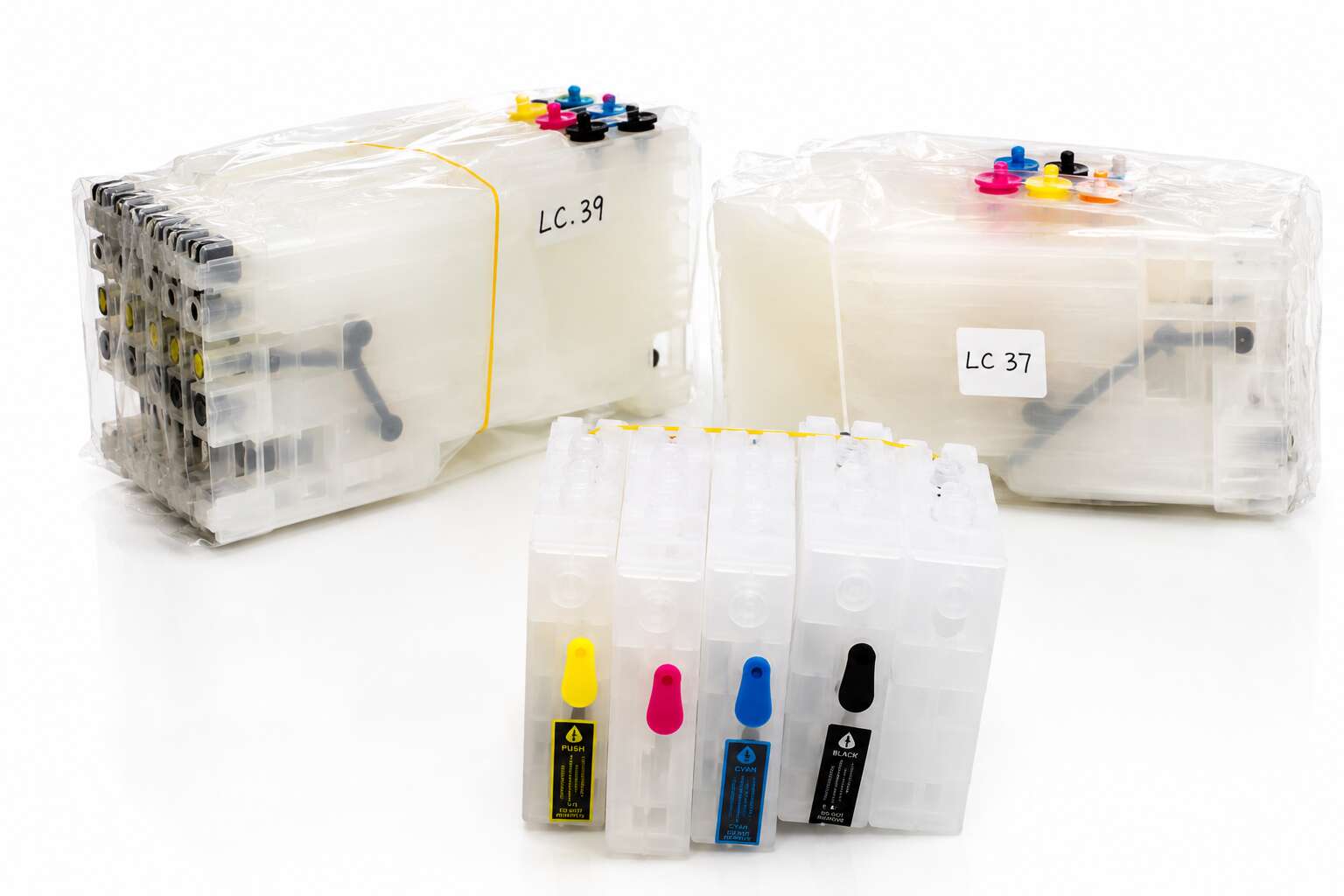 Kartrid Modif Isi Ulang LC.37 LC.39 LC.3617 kompatibel untuk Printer Brother